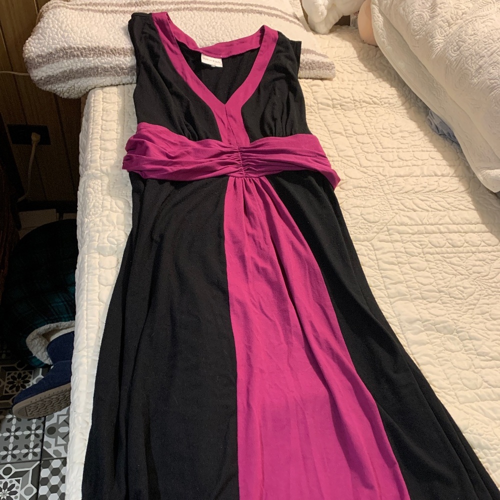 FashionBug Colorblock Maxi Dress, Size 3x